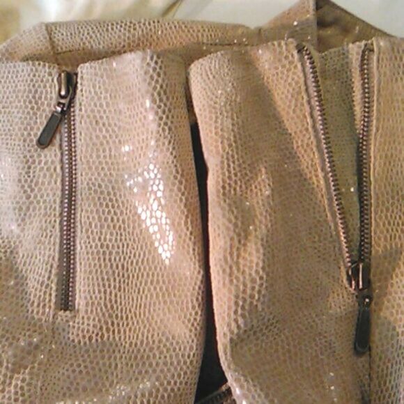 Alfani Reptile Embossed Leather Jacket. Reptile. Mobwife. - Picture 9 of 16